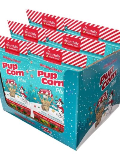Pupcorn Plus Holiday Cheer Display Assorted 24.5oz.-6 Pc