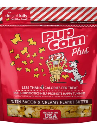 Pupcorn Plus Dog Treats Chicken/Cheddar Cheese 4oz.