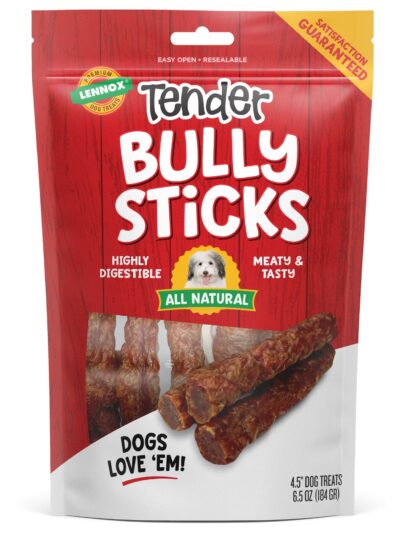 Lennox Tender Bully Sticks Dog Treat 1ea/4-5 in, 6.5oz.