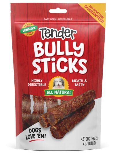 Lennox Tender Bully Sticks Dog Treat 1ea/4-5 in, 4oz.