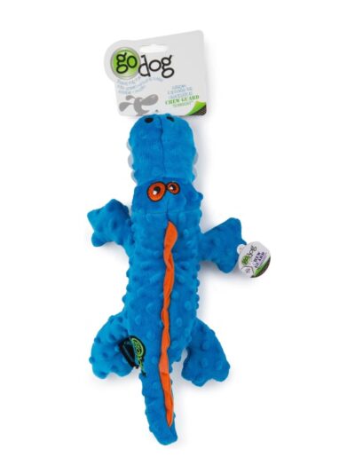 Godog Gators Dog Toy Blue Large