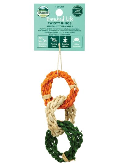 Oxbow Animal Health Enriched Life Twisty Rings Small Animal Toy 1ea/One Size