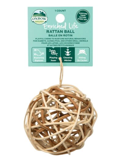 Oxbow Animal Health Enriched Life Rattan Ball Small Animal Toy 1ea/One Size