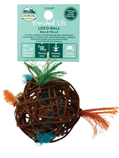 Oxbow Animal Health Enriched Life Loco Ball Small Animal Toy 1ea/One Size
