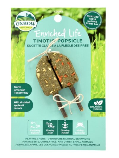 Oxbow Animal Health Enriched Life Timothy Popsicle Small Animal Chew 1ea/One Size