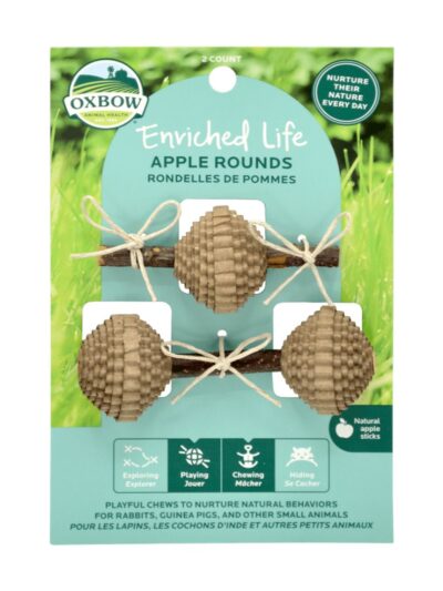 Oxbow Animal Health Enriched Life Apple Rounds Small Animal Chew 1ea/One Size