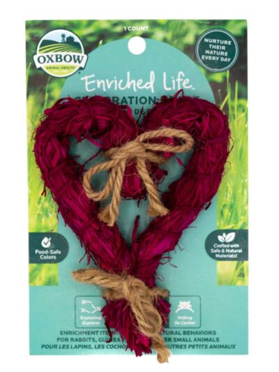 Oxbow Animal Health Enriched Life Celebration Heart Small Animal Chew Toy 1ea/One Size