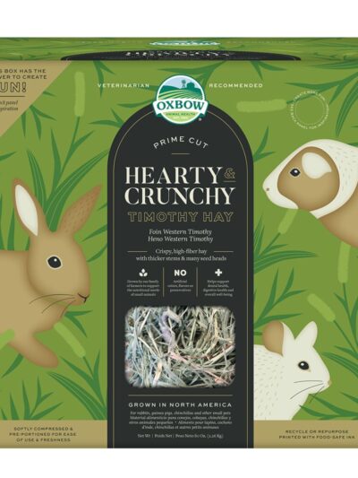 Oxbow Small Animal Prime Crunchy Timothy Hay 80oz.