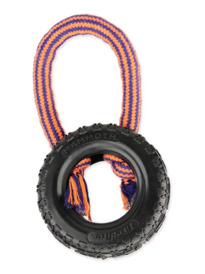 Mammoth Pet Products TireBiter Advanced w/Loop Rope Handle Dog Toy 1ea/MD, 5in.