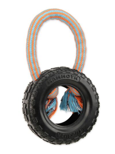 Mammoth Pet Products TireBiter Advanced w/Loop Rope Handle Dog Toy 1ea/LG, 6in.