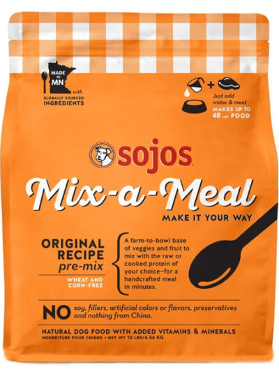 Sojos Mix-A-Meal Original Recipe Pre-Mix Dry Dog Food, 10 Lbs.