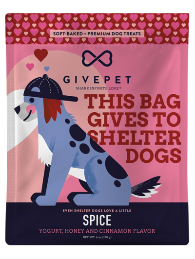GivePet Holiday Dog Treat Soft Chew Spice 6oz