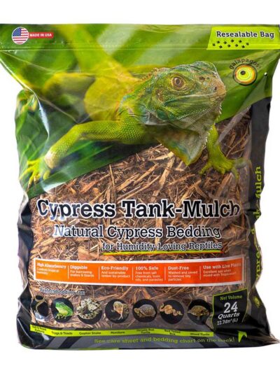 Galapagos Cypress Tank Mulch Natural Cypress Bedding Substrate 1ea/24 qt