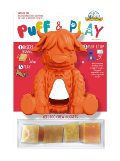 Yeti Puff & Play Dog Hangry Yak Orange