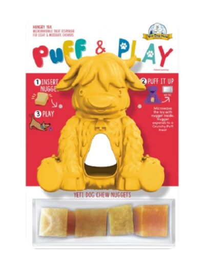 Yeti Puff & Play Dog Hangry Yak Yellow