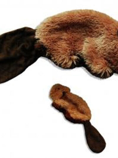 KONG Unstuffed Dog Toy Beaver with Squeaker 1ea/SM