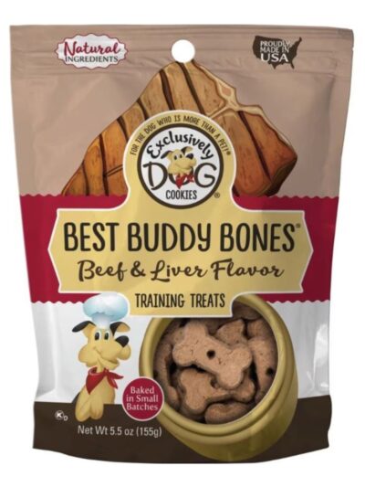 Exclusively Pet Best Buddy Bones Beef Liver 5.5oz.