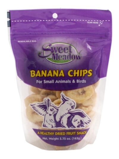 Sweet Meadow Farm Banana Chips Treat for Small Animals 1ea/5.75oz.