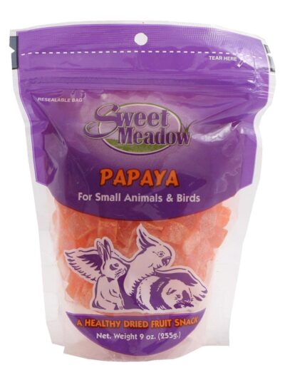 Sweet Meadow Farm Dried Papaya Treat for Small Animals 1ea/9oz.
