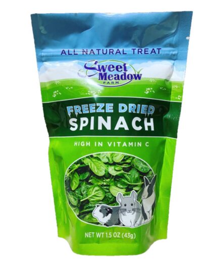 Sweet Meadow Farm Freeze Dried Spinach All Natural Small Animal Treat 1ea/1.5oz.