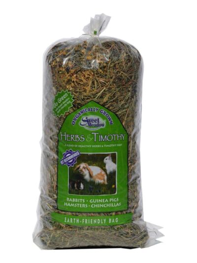 Sweet Meadow Farm 2nd Cut Organic Herbs & Timothy Hay for Small Animals 1ea/20oz.