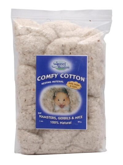Sweet Meadow Farm Comfy Cotton Small Pet Nesting Material White, 1ea/1oz.