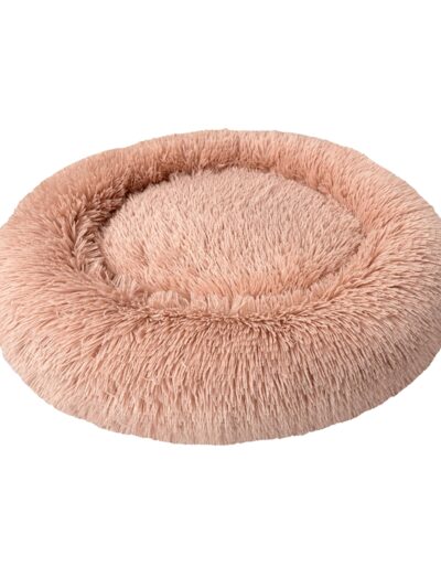 Ethical Pet Sleep Zone Luxe Round Faux Fur 39? Dusty Rose