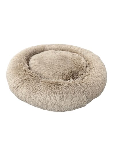 Ethical Pet Sleep Zone Luxe Round Faux Fur 22? Taupe