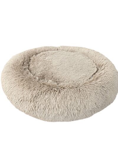 Ethical Pet Sleep Zone Luxe Round Faux Fur 27? Taupe