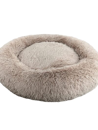 Ethical Pet Sleep Zone Luxe Round Faux Fur 39? Taupe