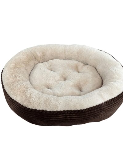 Ethical Pet Sleep Zone Luxe Round Rib Corduroy 31? Chocolate