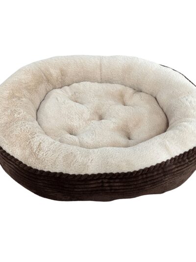 Ethical Pet Sleep Zone Luxe Round Rib Corduroy 36? Chocolate
