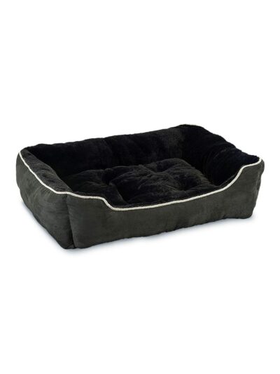 Ethical Pet Sleep Zone Piping Trim Slumber 28" Black
