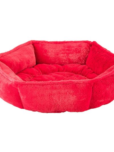 Ethical Pet Sleep Zone Hexagon Cuddler 24" Red