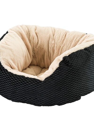 Ethical Pet Sleep Zone Checkerboard Napper 18" Blk
