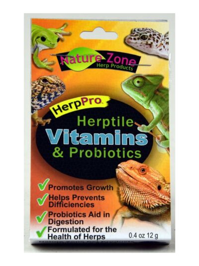 Nature Zone Herptile Vitamins and Probiotics Supplement 1ea/0.4oz.