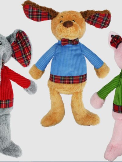 Multipet Corduroy Christmas Cuddlers 15 Inch
