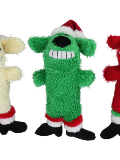 Multipet Loofa Santa(Assorted) 6 Inch