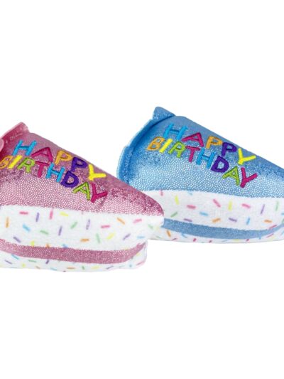 Multipet Birthday Cake Slice Cat Toy Assorted 3"