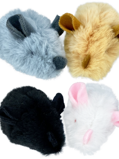 Multipet Eco Mice Cat Toy 2Pk 6"