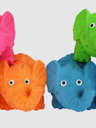 Multipet Origami Elephants Dog Toy Assorted 1ea/Mini, 4 in
