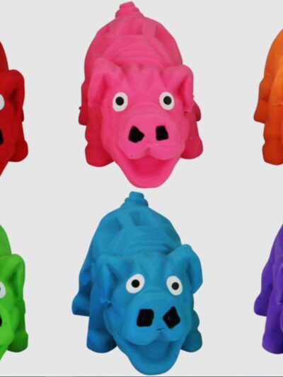 Multipet Origami Pigs Dog Toy Assorted 1ea/Mini, 4 in