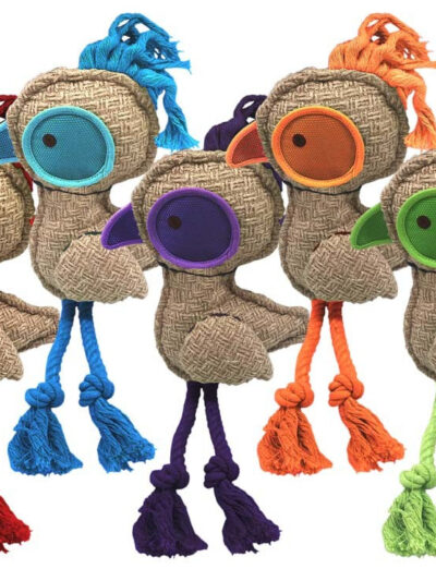 Multipet Twill Birds Dog Toy