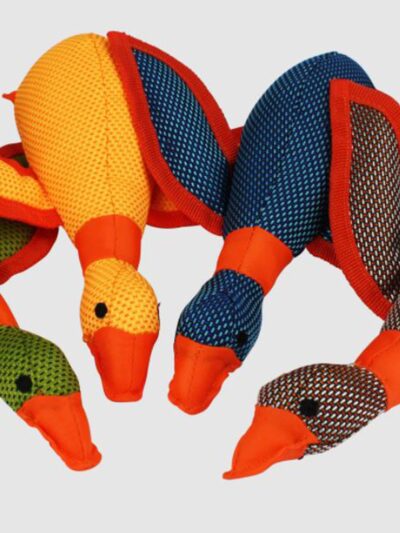 Multipet Dazzler Flying Dog Toy Duck Assorted 1ea/13 in