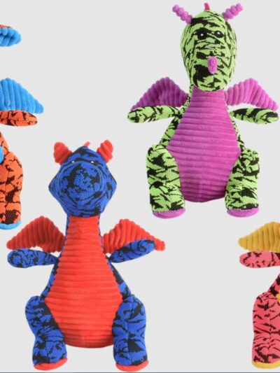 Multipet Dragon Dog Toy Assorted 1ea/12 in