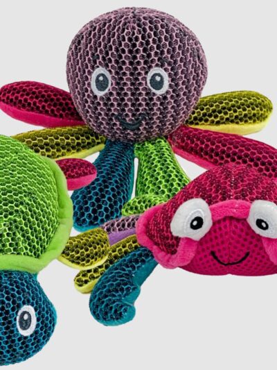Multipet Coral Creatures Dog Toy Assorted 1ea/8 in