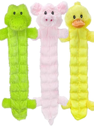 Multipet Pet Envy Long Squeaker Mat Dog Toy Assorted 1ea/25 in