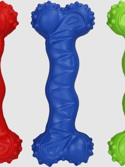 Multipet Creaky Bone Dog Toy Assorted 1ea/8 in