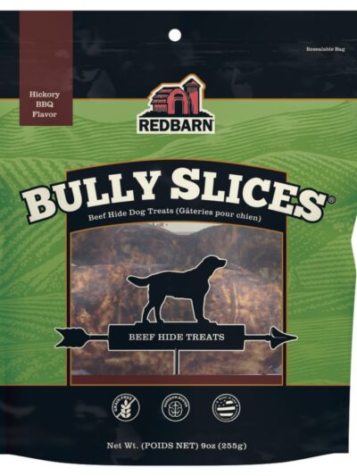 Redbarn Pet Products Natural Bully Slices Dog Treat Hickory BBQ, 1ea/9oz.