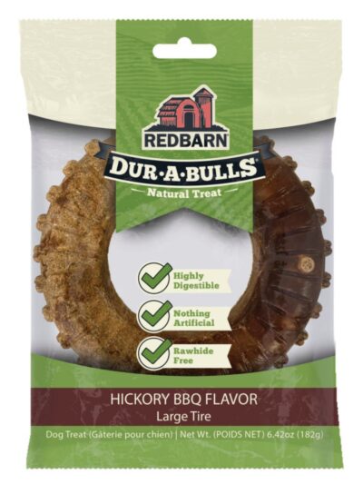 Redbarn Pet Products Dur-A-Bulls Tire Hickory BBQ, 1ea/14Ct, LG